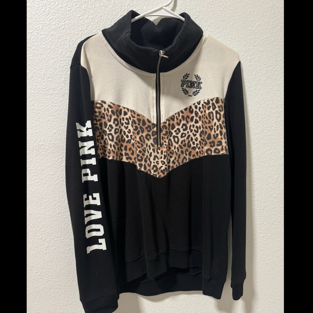 Victoria's Secret PINK Black Top with Logo Detail